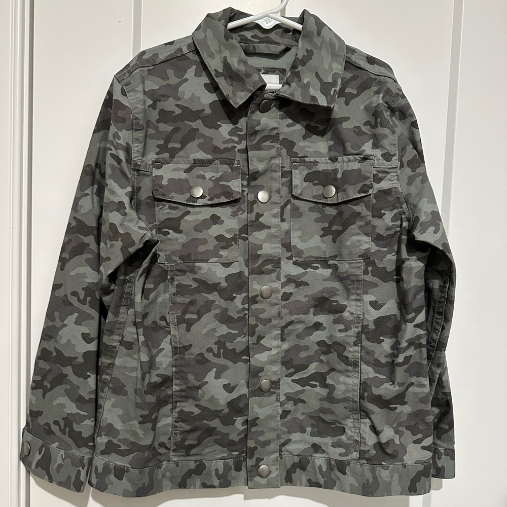 Boys Camo Utility Jacket